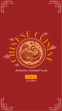 Authentic Chinese Cuisine TikTok Video Image Preview