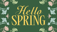 Vintage Spring Pattern Animation Preview