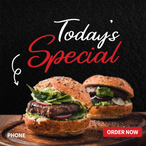Veggie Burger Instagram post Image Preview