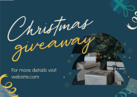 Christmas Giveaway Postcard Image Preview