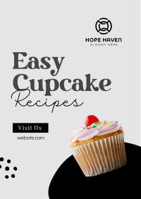 Easy Cupcake Recipes Flyer Image Preview