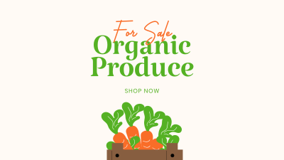 Organic Produce For Sale Facebook event cover Image Preview