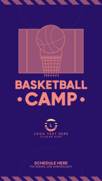 Basketball Camp Instagram Story Design