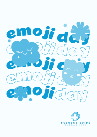 Emojis & Flowers Poster Image Preview