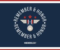 Honoring Our Heroes Facebook Post Design
