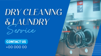 Quality Dry Cleaning Laundry Facebook Event Cover Design