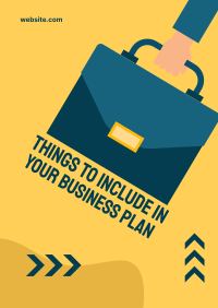 Business Plan Poster Design