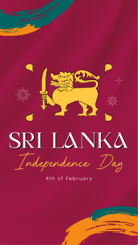 Sri Lanka Independence TikTok Video Image Preview