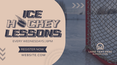 Ice Hockey Lessons Facebook event cover Image Preview