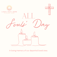 Soul's Day Candle Instagram post Image Preview