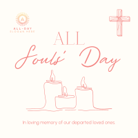 Soul's Day Candle Instagram Post Image Preview