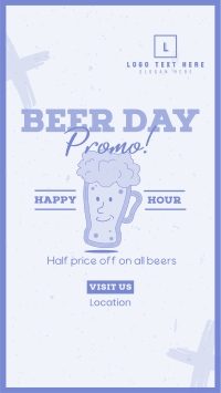 Happy Beer Instagram story Image Preview