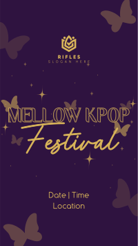 Mellow Kpop Fest Facebook Story Design