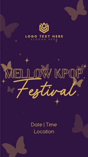 Mellow Kpop Fest Facebook story Image Preview