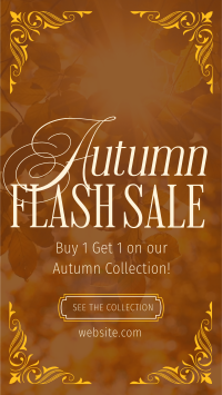 Autumn Flash Sale TikTok Video Preview