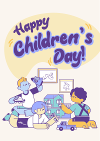 Quirky Children's Day Favicon | BrandCrowd Favicon Maker