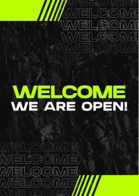 Grunge Welcome Texture  Flyer Image Preview