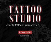 Amazing Tattoo Facebook Post Design