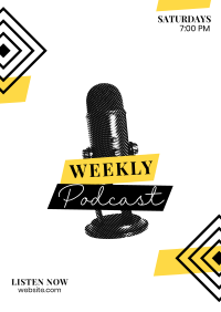 Weekly Podcast Flyer Image Preview