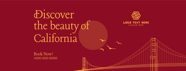 Golden Gate Bridge Facebook Cover Design Image Preview