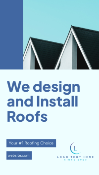 Roof Builder Instagram Story Design