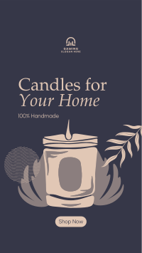 Boho Candle Collection Facebook story Image Preview