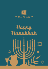 Happy Hanukkah Poster Design