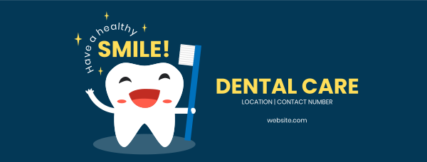 Dental Care Facebook Cover Design Image Preview