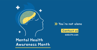 Mental Health Month Facebook ad | BrandCrowd Facebook ad Maker