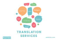 Translation Services Postcard Design