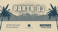 Synthwave DJ Party Service YouTube video Image Preview