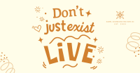 Live Positive Quote Facebook ad Image Preview