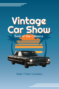 Vintage Car Show Pinterest Pin Image Preview