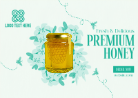 Honey Jar Product Postcard Image Preview