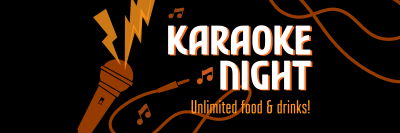 Karaoke Night Twitter header (cover) Image Preview