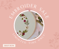 Embroidery Sale Facebook post Image Preview