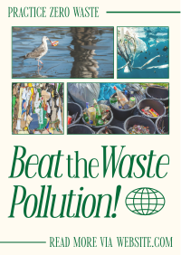 Beat the Pollution Flyer Design