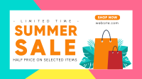 Summer Shopping Facebook event cover Image Preview
