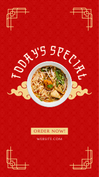 Special Oriental Noodles Facebook Story Design