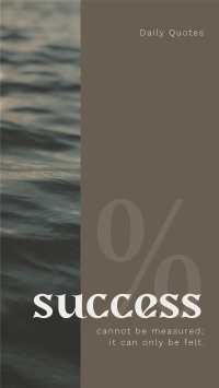Measure of Success Instagram Story Design