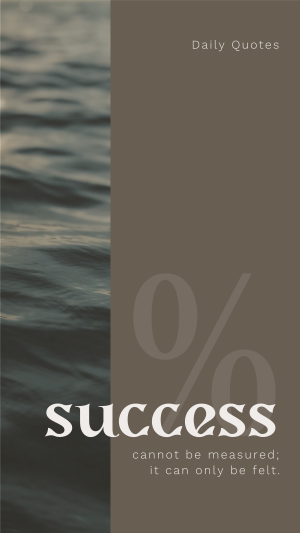 Measure of Success Instagram Story Image Preview