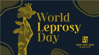 World Leprosy Day Awareness  Facebook Event Cover Design