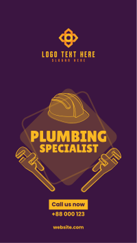 Plumbing Specialist Instagram story Image Preview