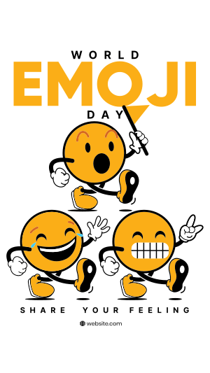 Fun Emoji's Instagram story Image Preview