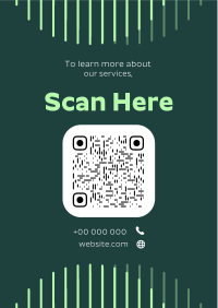 Modern Corporate QR Code Flyer Preview