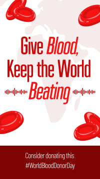 Blood Donation Instagram Story Design