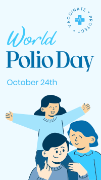 Polio Awareness Instagram Story Design