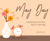 First Day of Spring Facebook Post Design