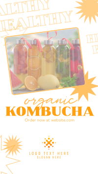 Healthy Kombucha Instagram reel Image Preview