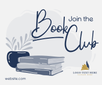 Bibliophile Club Facebook Post Design